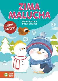 Bałwankowe kolorowanie. Zima malucha. Autor: Opracowanie zbiorowe. Dobreksiazki.pl Okładka książki Bałwankowe kolorowanie. Zima malucha