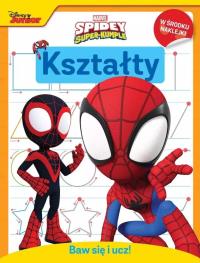 Baw się i ucz! Kształty. Marvel Spidey i Super-kumple. Autor: Praca zbiorowa. Dobreksiazki.pl Okładka książki Baw się i ucz! Kształty. Marvel Spidey i Super-kumple