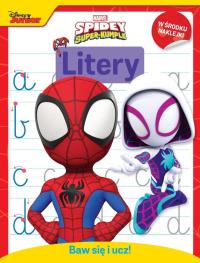 Baw się i ucz! Litery. Marvel Spidey i Super-kumple. Autor: Praca zbiorowa. Dobreksiazki.pl Okładka książki Baw się i ucz! Litery. Marvel Spidey i Super-kumple