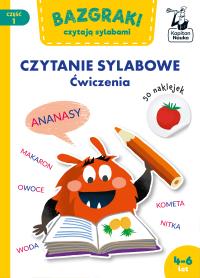 Bazgraki czytają sylabami. Czytanie sylabowe. Ćw.. Autor: Zuzanna Osuchowska, Urbaniak Katarzyna, Robert Ja. Dobreksiazki.pl Okładka książki Bazgraki czytają sylabami. Czytanie sylabowe. Ćw.