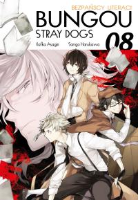 Bungo Stray Dogs 08. Autor: Kafka Asagiri. Dobreksiazki.pl Okładka książki Bungo Stray Dogs 08
