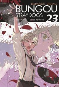 Bungou Stray Dogs. Tom 23. Autor: Kafka Asagiri, Sango Harukawa. Dobreksiazki.pl Okładka książki Bungou Stray Dogs. Tom 23