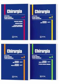 Chirurgia. Wallner Tom 1-4. Autor: Grzegorz Wallner (red.). Dobreksiazki.pl Okładka książki Chirurgia. Wallner Tom 1-4