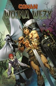 Conan. Wojna węży. Autor: Praca zbiorowa. Dobreksiazki.pl Okładka książki Conan. Wojna węży