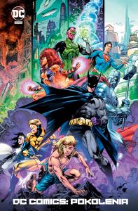 DC Comics. Pokolenia. Autor: Irena Brignull. Dobreksiazki.pl Okładka książki DC Comics. Pokolenia