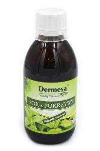 Dermesa Pokrzywa sok z ziela 250ml. Producent: Dermesa. Dobreksiazki.pl Zdjęcie produktu Dermesa Pokrzywa sok z ziela 250ml