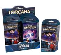Disney Lorcana (CH2) starter deck set box (8szt). Wydawca: Ravensburger. Dobreksiazki.pl Opakowanie Disney Lorcana (CH2) starter deck set box (8szt)