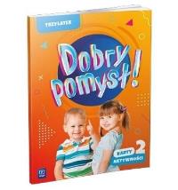 Dobry pomysł! Trzylatek. Karty aktywności cz.2. Autor:   Praca zbiorowa. Dobreksiazki.pl Okładka książki Dobry pomysł! Trzylatek. Karty aktywności cz.2