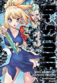 Dr Stone 03. Autor: Riichiro Inagaki, Boiichi. Dobreksiazki.pl Okładka książki Dr Stone 03