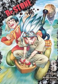 Dr Stone 08. Autor: Riichiro Inagaki, Boiichi. Dobreksiazki.pl Okładka książki Dr Stone 08