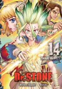 Dr Stone. Tom 14. Autor: Riichiro Inagaki, Boiichi. Dobreksiazki.pl Okładka książki Dr Stone. Tom 14