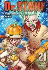 Dr Stone. Tom 21. Autor: Riichiro Inagaki, Boichi. Dobreksiazki.pl Okładka książki Dr Stone. Tom 21
