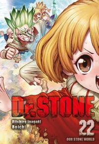 Dr Stone. Tom 22. Autor: Riichiro Inagaki, Boiichi. Dobreksiazki.pl Okładka książki Dr Stone. Tom 22