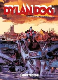 Dylan Dog QWERTYNGTON. Autor: Sclavi Tiziano. Dobreksiazki.pl Okładka książki Dylan Dog QWERTYNGTON
