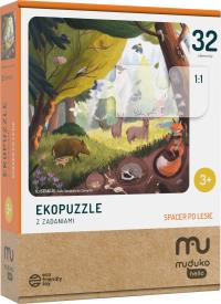 Opakowanie Ekopuzzle 32 Spacer po lesie MUDUKO