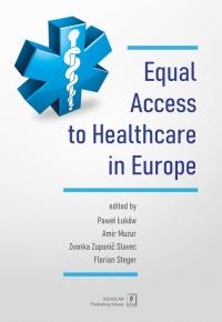 Okładka książki Equal Access to healthcare in Europe