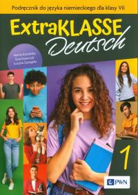 Extraklasse Deutsch 1 podręcznik SP 7. Autor: Kozubska Marta, Ewa Krawczyk, Zastąpiło Lucyna. Dobreksiazki.pl Okładka książki Extraklasse Deutsch 1 podręcznik SP 7
