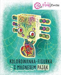 Figurka do kolorowania z magnesem Pająk. Wydawca: PINK LEMON. Dobreksiazki.pl Opakowanie Figurka do kolorowania z magnesem Pająk