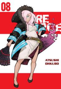 Fire Force 08 + karta. Autor: Atsushi Ohkubo. Dobreksiazki.pl Okładka książki Fire Force 08 + karta
