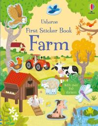 First Sticker Book Farm. Autor: Kristie Pickersgill, Jordan Wray. Dobreksiazki.pl Okładka książki First Sticker Book Farm