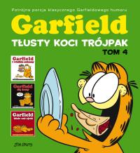 Garfield T.4 Tłusty koci trójpak w.2023. Autor: Jim Davis. Dobreksiazki.pl Okładka książki Garfield T.4 Tłusty koci trójpak w.2023