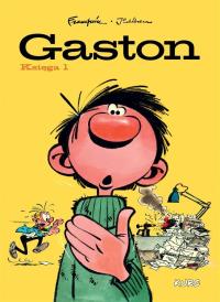 Gaston księga 1. Autor: Franquin Andre. Dobreksiazki.pl Okładka książki Gaston księga 1