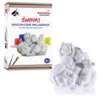 Opakowanie Genialny dzieciak. Malowanka sensoryczna Świnki