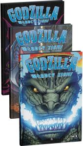 Godzilla. Władcy ziemi 1-3. Autor: Chris Mowry, Matt Frank. Dobreksiazki.pl Okładka książki Godzilla. Władcy ziemi 1-3