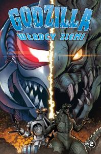 Godzilla. Władcy Ziemi Tom 2. Autor: Chris Mowry, Matt Frank. Dobreksiazki.pl Okładka książki Godzilla. Władcy Ziemi Tom 2
