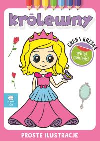 Gruba kreska. Królewny. Autor: Praca zbiorowa. Dobreksiazki.pl Okładka książki Gruba kreska. Królewny