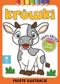 Gruba kreska. Krówki. Autor: Praca zbiorowa. Dobreksiazki.pl Okładka książki Gruba kreska. Krówki