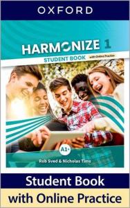 Harmonize 1 SB with Online Practice. Autor: Robert Quinn Nicholas Tims Rob Sved. Dobreksiazki.pl Okładka książki Harmonize 1 SB with Online Practice