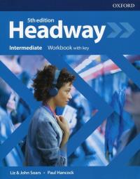 Headway 5E Intermediate WB + key OXFORD. Autor: Liz and John Soars, Paul Hancock. Dobreksiazki.pl Okładka książki Headway 5E Intermediate WB + key OXFORD