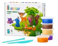 Hey Clay - Zwierzęta leśne + akcesoria. Autor: Hey Clay. Dobreksiazki.pl Okładka książki Hey Clay - Zwierzęta leśne + akcesoria