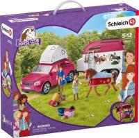 Horse adventures z samochodem i przyczepą SLH42535. Wydawca: Schleich. Dobreksiazki.pl Opakowanie Horse adventures z samochodem i przyczepą SLH42535