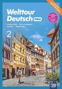 J. Niemiecki 2 Welttour Deutsch neu podr ZPiR. Autor: Mróz-Dwornikowska Sylwia. Dobreksiazki.pl Okładka książki J. Niemiecki 2 Welttour Deutsch neu podr ZPiR