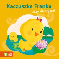 Kaczuszka Franka uczy się pływać. Wiosenne bajeczki. Autor: Opracowanie zbiorowe. Dobreksiazki.pl Okładka książki Kaczuszka Franka uczy się pływać. Wiosenne bajeczki