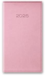 KAL 2025 A6 TYGODNIOWY OPRAWA VIVELLA - Pudrowy róż. Autor: x. Dobreksiazki.pl Okładka książki KAL 2025 A6 TYGODNIOWY OPRAWA VIVELLA - Pudrowy róż