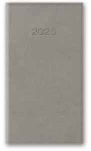 KAL 2025 A6 TYGODNIOWY OPRAWA VIVELLA - Szary. Autor: x. Dobreksiazki.pl Okładka książki KAL 2025 A6 TYGODNIOWY OPRAWA VIVELLA - Szary