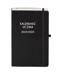 Kal Ucznia 2024/2025 A5 TNS czarny. Autor: Opracowanie zbiorowe. Dobreksiazki.pl Okładka książki Kal Ucznia 2024/2025 A5 TNS czarny