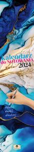 Kalenadarz 2024 ścienny paskowy wąski do notowania KPW-V.1. Wydawca: Pan Kalendarzyk. Dobreksiazki.pl Opakowanie Kalenadarz 2024 ścienny paskowy wąski do notowania KPW-V.1