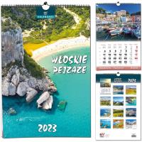 Kalendarz 2022 13 Plansz B3 - Włoskie Pejzaże. Wydawca: EV-Corp. Dobreksiazki.pl Opakowanie Kalendarz 2022 13 Plansz B3 - Włoskie Pejzaże