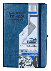 Kalendarz 2022/23 A5 tyg. Salsa granatowy ELEFANT. Wydawca: ELEFANT. Dobreksiazki.pl Opakowanie Kalendarz 2022/23 A5 tyg. Salsa granatowy ELEFANT