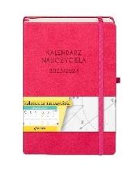 Kalendarz 2023/2024 B5 nauczyciela TDW rózowy. Autor: Opracowanie zbiorowe. Dobreksiazki.pl Okładka książki Kalendarz 2023/2024 B5 nauczyciela TDW rózowy