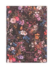 Kalendarz 2023/2024 Floralia Midi Tygodniowy Flexi. Wydawca: PAPERBLANKS kalendarze. Dobreksiazki.pl Opakowanie Kalendarz 2023/2024 Floralia Midi Tygodniowy Flexi