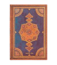 Kalendarz 2023/2024 Safavid Indigo Mini Tygodniowy. Wydawca: PAPERBLANKS kalendarze. Dobreksiazki.pl Opakowanie Kalendarz 2023/2024 Safavid Indigo Mini Tygodniowy