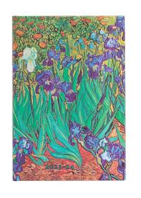 Kalendarz 2023/2024 Van Gogh’s Irises Mini Tygodniowy. Wydawca: PAPERBLANKS kalendarze. Dobreksiazki.pl Opakowanie Kalendarz 2023/2024 Van Gogh’s Irises Mini Tygodniowy