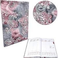 Kalendarz 2023 A4 tygodniowy soft touch paisley. Wydawca: EV-Corp. Dobreksiazki.pl Opakowanie Kalendarz 2023 A4 tygodniowy soft touch paisley