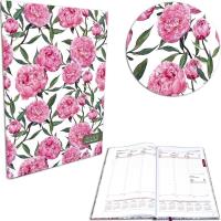 Kalendarz 2023 A4 tygodniowy soft touch peonie. Wydawca: EV-Corp. Dobreksiazki.pl Opakowanie Kalendarz 2023 A4 tygodniowy soft touch peonie