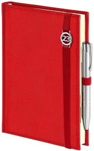 Opakowanie Kalendarz 2023 A4D Cross z gumką azurowa data Czerwony
